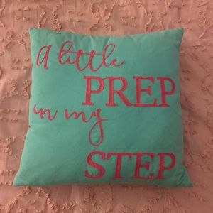 Prep in My Step Throw Pillow